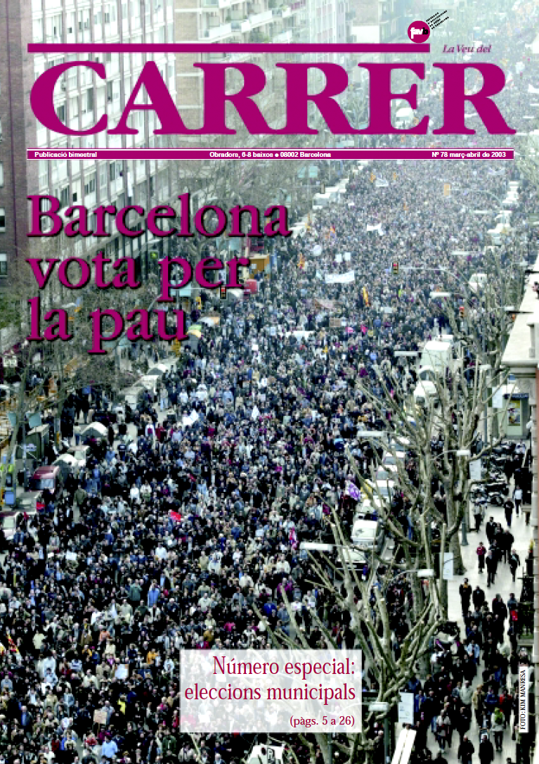 Barcelona vota per la pau