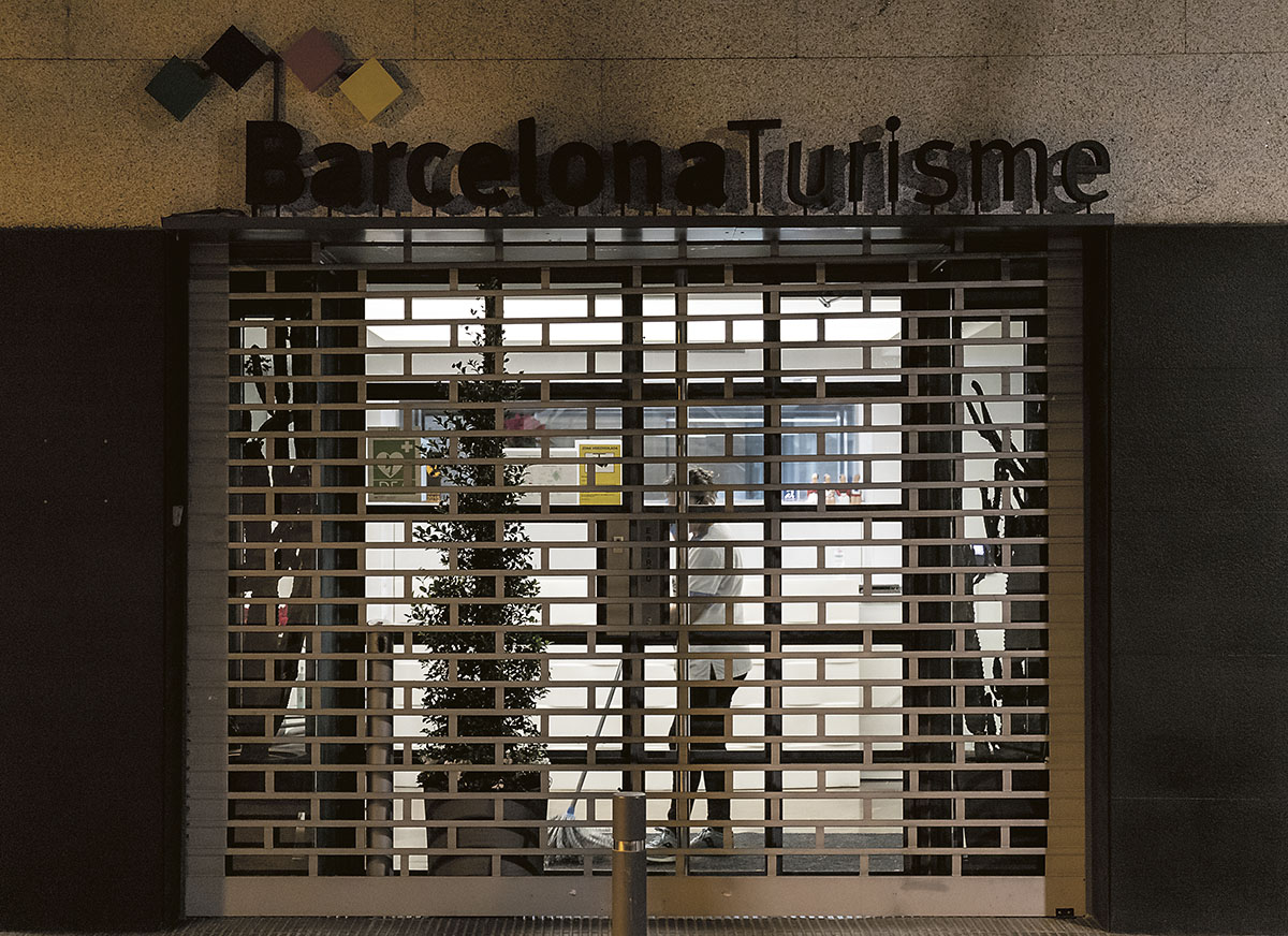 La seu de Turisme de Barcelona, al passatge de la Concepció, entre Rambla de Catalunya i el passeig de Gràcia