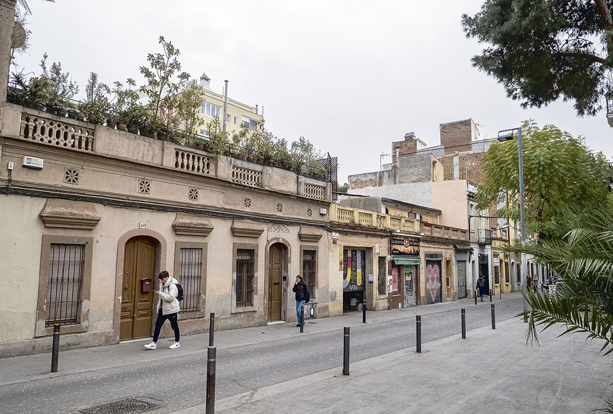 Casetes afectades al carrer de Ramón y Cajal, a tocar de Joanic